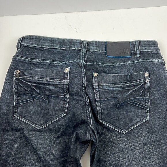 Men's Black Bull Dark Wash Denim 34 x 30 - Picture 2 of 12